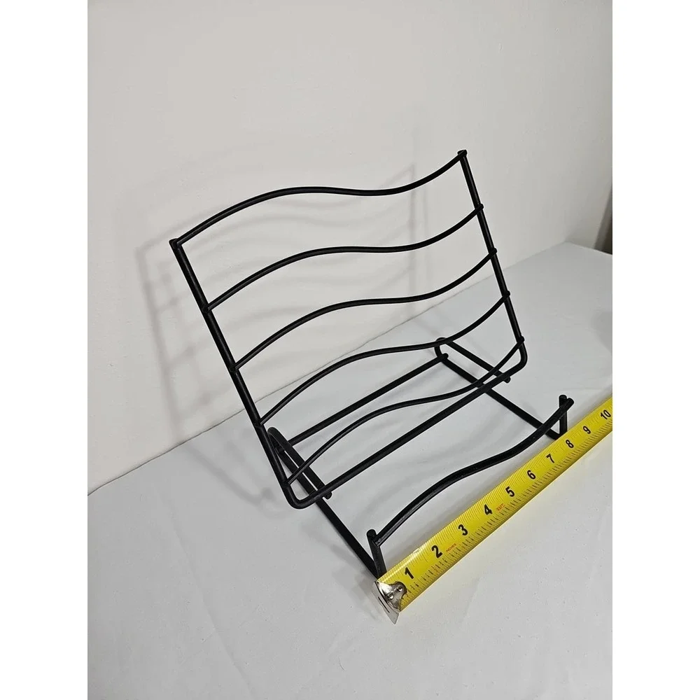 Black Wrought Iron Cookbook Stand 10